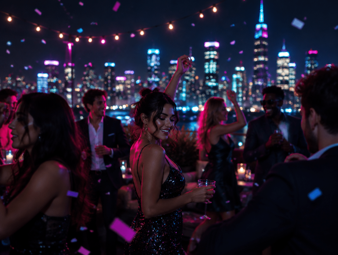 Midnight Rooftop Party event example