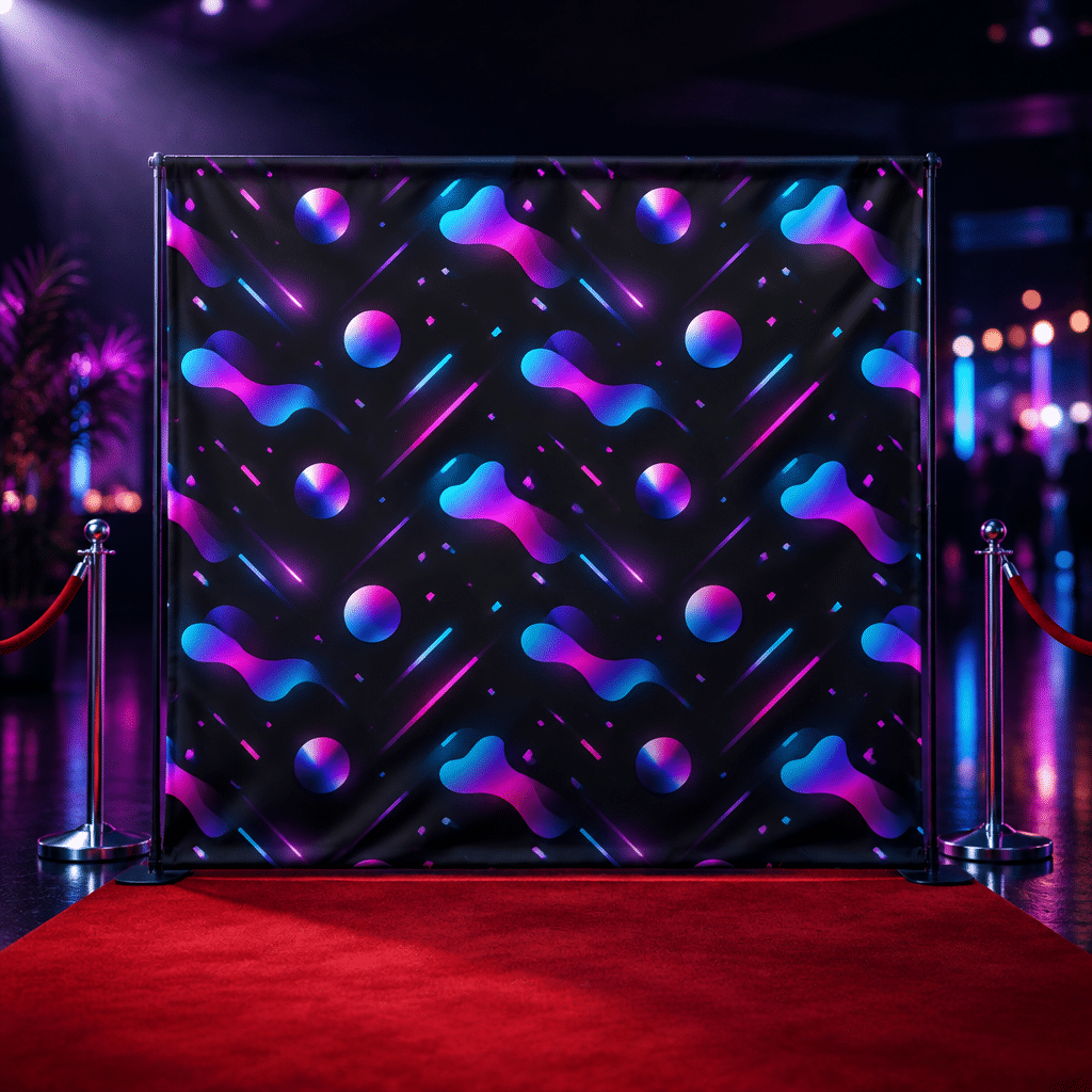 Step-and-Repeat Backdrop mockup